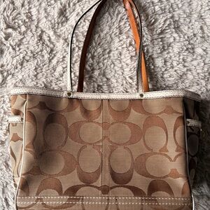 Vintage Coach tote bag